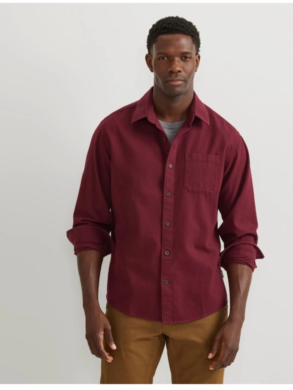 Men's Eddie's Favorite Flannel Classic Fit Shirt - Solid